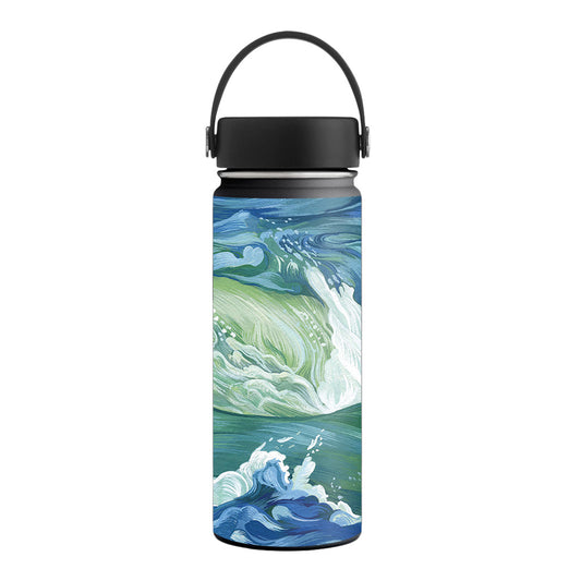 MightySkins HFWI18-Cyclone Wave Skin for Hydro Flask 18 oz Wide Mouth
